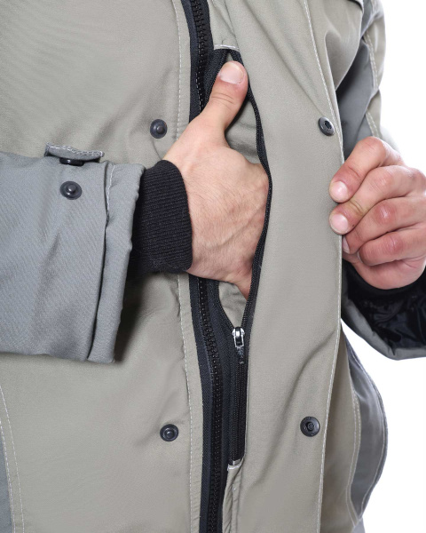 Костюм СИРИУС-ОЗОН зимний с БР (св.оливковый/т.оливковый)