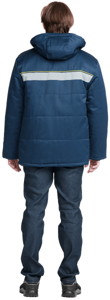 Куртка ЕВРОТЕЛОГРЕЙКА зимняя (т.синий)