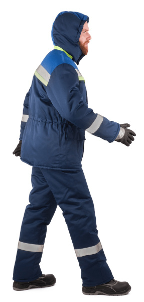 Костюм УРЕНГОЙ зимний 4 кл пояс с ПК (т.синий/василек)