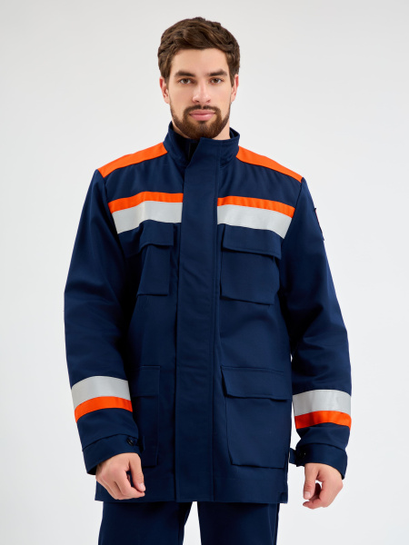 Костюм ЭНЕРГИЯ-А 13,2 кал. с БР (т.синий/оранжевый)