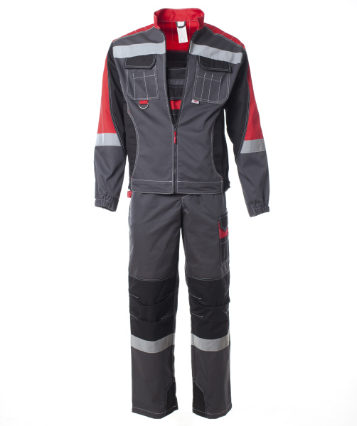 Костюм ФОРМУЛА с СОП с ПК (т.серый/красный/черный)