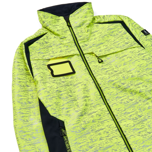 Куртка MASCOT SOFTSHELL сигнальная (желтый/синий)