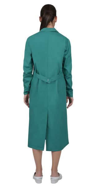 Халат женский с рельефами (зеленый)