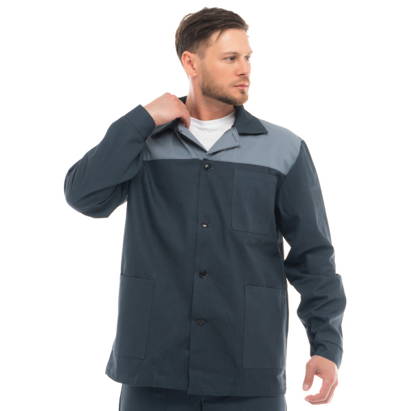 Костюм СПЕЦИАЛИСТ ЛАЙТ с БР (т.серый/св.серый)