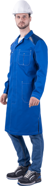 Халат ТУРБО SAFETY (василек/синий)