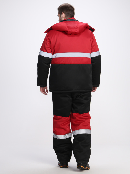 Костюм НОРДХАРД-2 зимний с ПК (черный/красный)