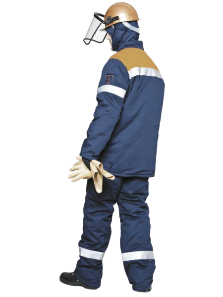 Костюм ЭНЕРГИЯ-Г зимний 91,4 кал. с ПК (т.синий/оранжевый)