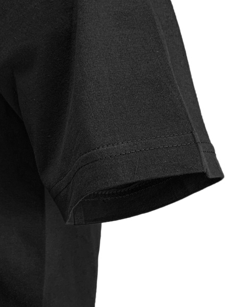 Футболка трикотажная (черный)