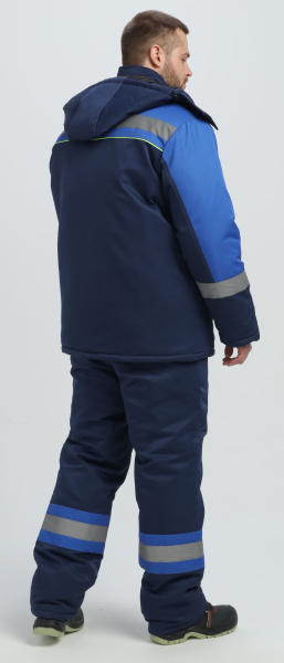 Костюм БИВЕК-2 СОП зимний с ПК (т.синий/васильковый/лимонный)