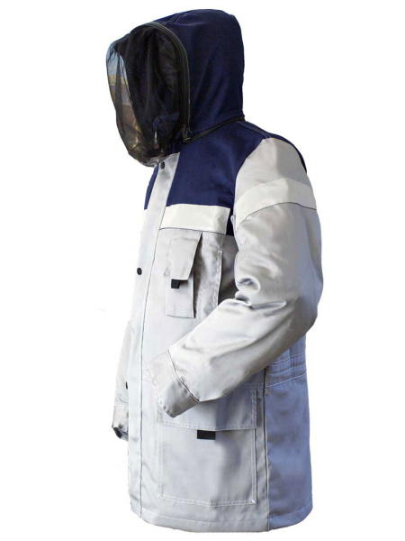 Костюм мужской ТЕХНО ИТР с противомоскитной сеткой Куртка + полукомбинезон