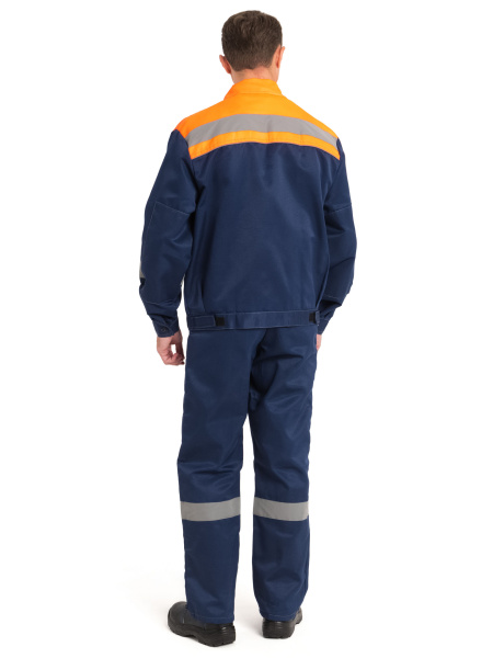 Костюм НОВА с СОП с ПК (т.синий/оранжевый)