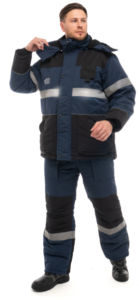 Костюм НОРДМЕН зимний с ПК (т. синий/черный)