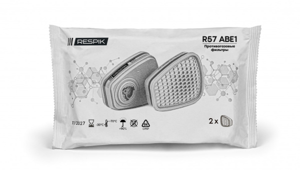 Фильтр противогазовый RESPIK® R57 А1В1Е1 2 шт