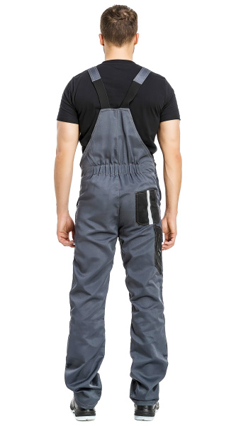 Костюм RONTA KS818 с ПК (т.серый/черный/красный)