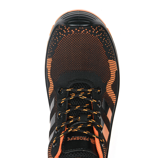 Полуботинки ЛИДЕР ИМПОРТ 8731/1 ПУ-ПУ с КП (черный/оранжевый)