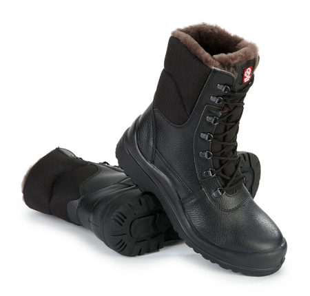 Берцы НИТРО МАКС зимние с КП КЩС нат.мех (черный)