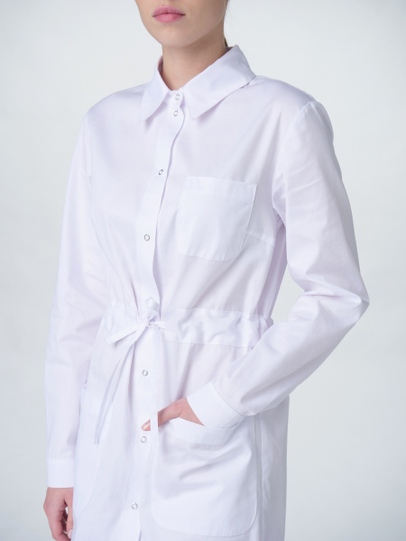 Халат MEDLINE САНСАРА-001 женский (белый)