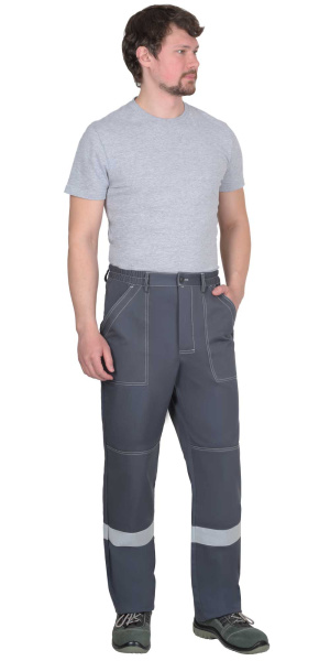 Брюки из антиэлектростатической ткани МВО (серый)