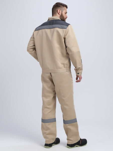 Костюм ЛИГОР-2 СОП с ПК (бежевый/т.серый)