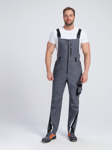 Полукомбинезон PROFLINE LEADER (серый/черный)