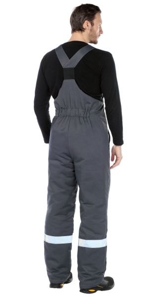 Костюм ТИМБЕР РФ зимний с ПК (т.серый/красный)