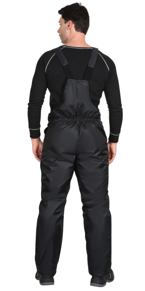 Полукомбинезон зимний (черный)