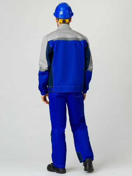 Костюм ФОРМУЛА с БР (васильковый/т.синий/св.серый)