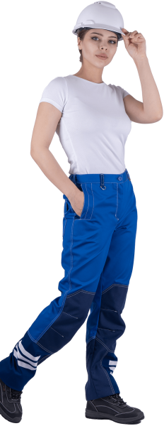 Брюки ЭДВАНС женские (васильковый/синий)