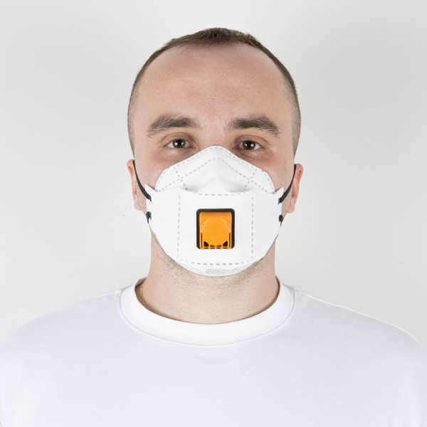 Респиратор трехпанельный с клапаном (FFP2 NR D)