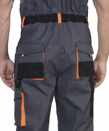 Полукомбинезон СИРИУС-МАНХЕТТЕН стрейч (т.серый)