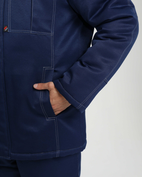 Костюм ФЛОФТ-2 зимний с ПК (т.синий/васильковый)