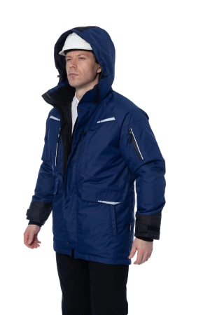 Парка BRODEKS KW 215 зимняя (синий)