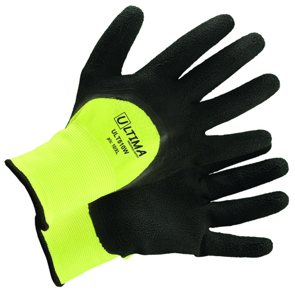 Перчатки ULTIMA ULT510W двухслойные с латексным покрытием зимние