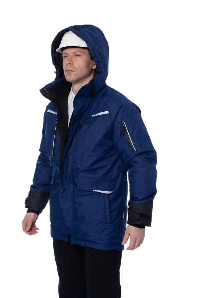 Парка BRODEKS KW 215 зимняя (синий)