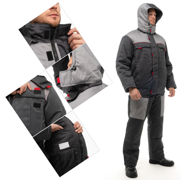 Костюм ФАВОРИТ-2 Орион зимний с ПК (т.серый)