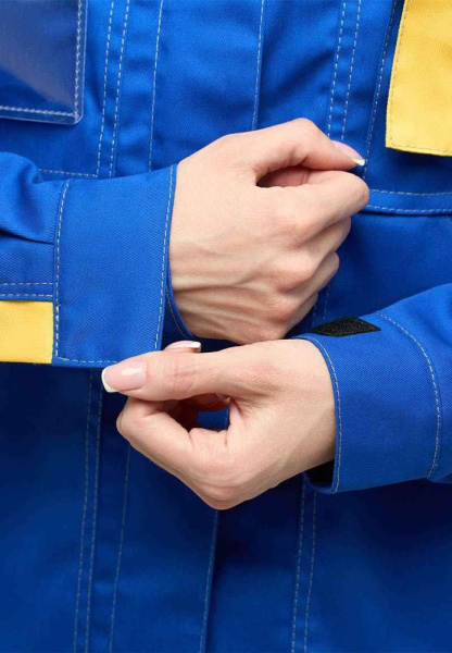 Костюм КАМА Л10-КБР женский с БР (васильковый/серый)