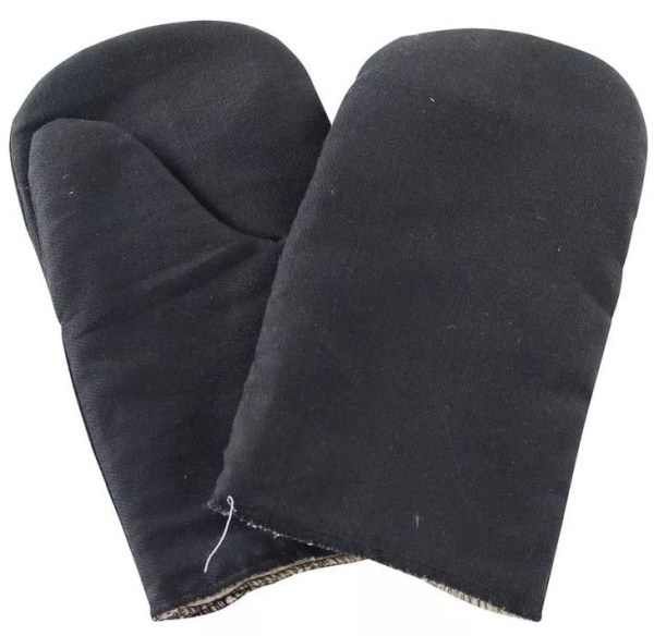 Рукавицы утеплённые (крашенная ткань/ватин/спанбонд)