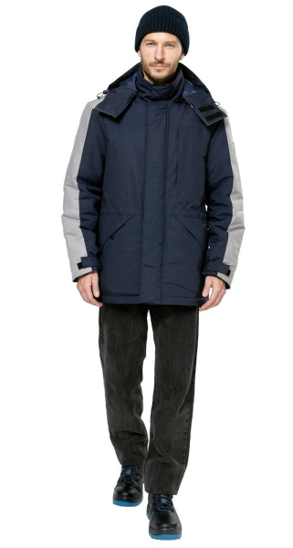 Куртка ЧЕЛЛЕНДЖЕР зимняя (синий/серый)