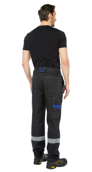 Костюм ВИВАТ с СОП с БР (черный/василек/т.синий)