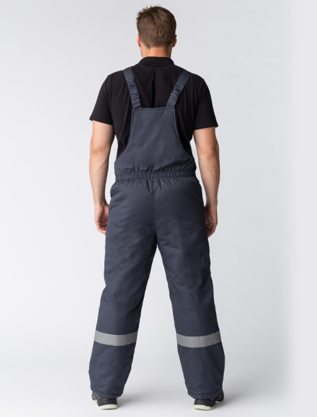 Костюм БАРРИК-2 СОП зимний с ПК (т.серый/красный)