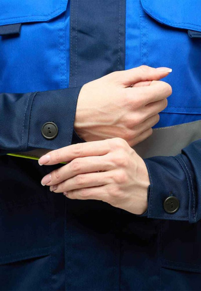 Костюм ЮЖНАЯ ШИРОТА женский с БР (синий/василек)