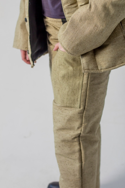 Костюм брезентовый пл. 550 гр зимний с накладками с БР