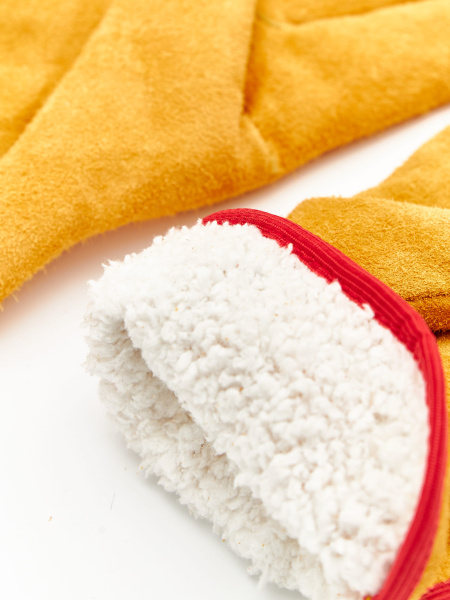 Перчатки PROFLINE BASE спилковые зимние (желтый)