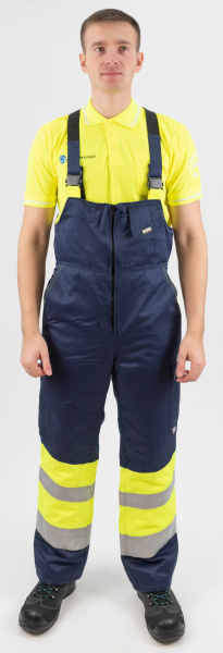 Зимний сигнальный полукомбинезон Dimex 6036