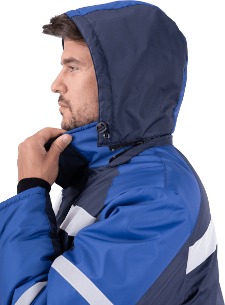 Куртка РОУД зимняя (т.синий/васильковый)