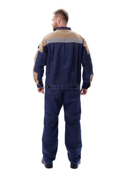 Костюм РОЛЬФ с ПК (т.синий/бежевый)