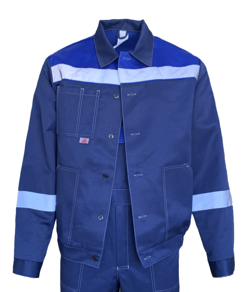 Костюм ЕНИСЕЙ с ПК (т.синий/васильковый)