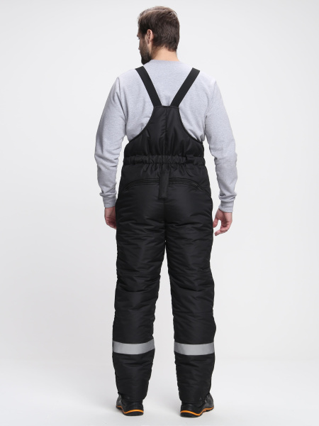 Костюм БЕРКОРТ-2 СОП К. зимний с ПК (черный/т.серый)