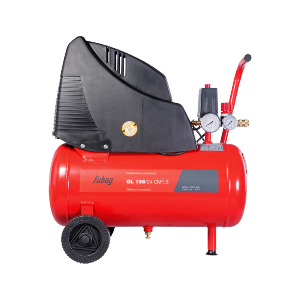 Компрессор FUBAG OL 195/24 CM1.5 180л/мин 24л 8бар 1.1 кВт