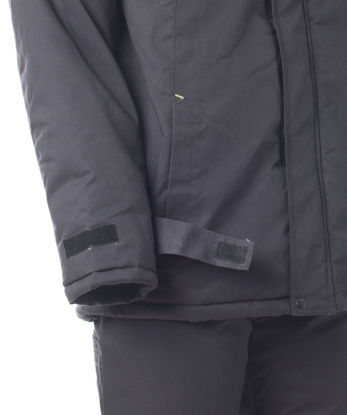 Костюм КОРВЕТ зимний с БР (т.серый/черный/лимон)